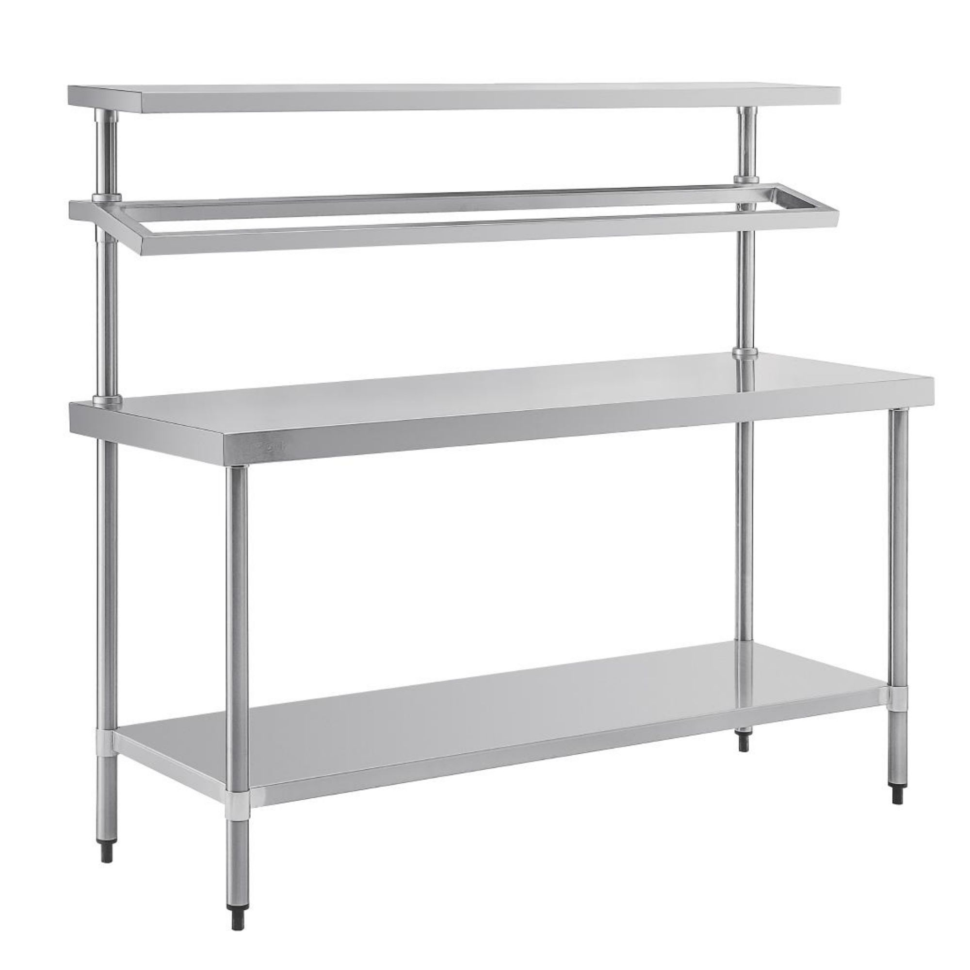 Picture of Vogue Stainless Steel Prep Station with Gantry Large 1800x600mm - CB909