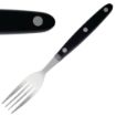 Picture of Olympia Steak Forks Black Handle (12 Pack) - C135