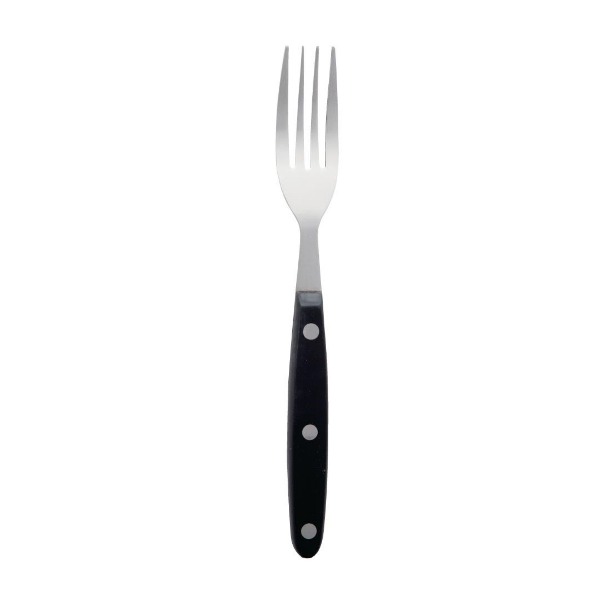 Picture of Olympia Steak Forks Black Handle (12 Pack)