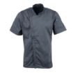 Picture of Chef Works Unisex Springfield Lightweight Short Sleeve Zipper Coat Ink Blue Size XS - BB267-XS