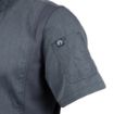 Picture of Chef Works Unisex Springfield Lightweight Short Sleeve Zipper Coat Ink Blue Size M - BB267-M