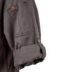 Picture of Chef Works Hartford Lightweight L/S Zipper Coat Graphite Size S - BB263-S