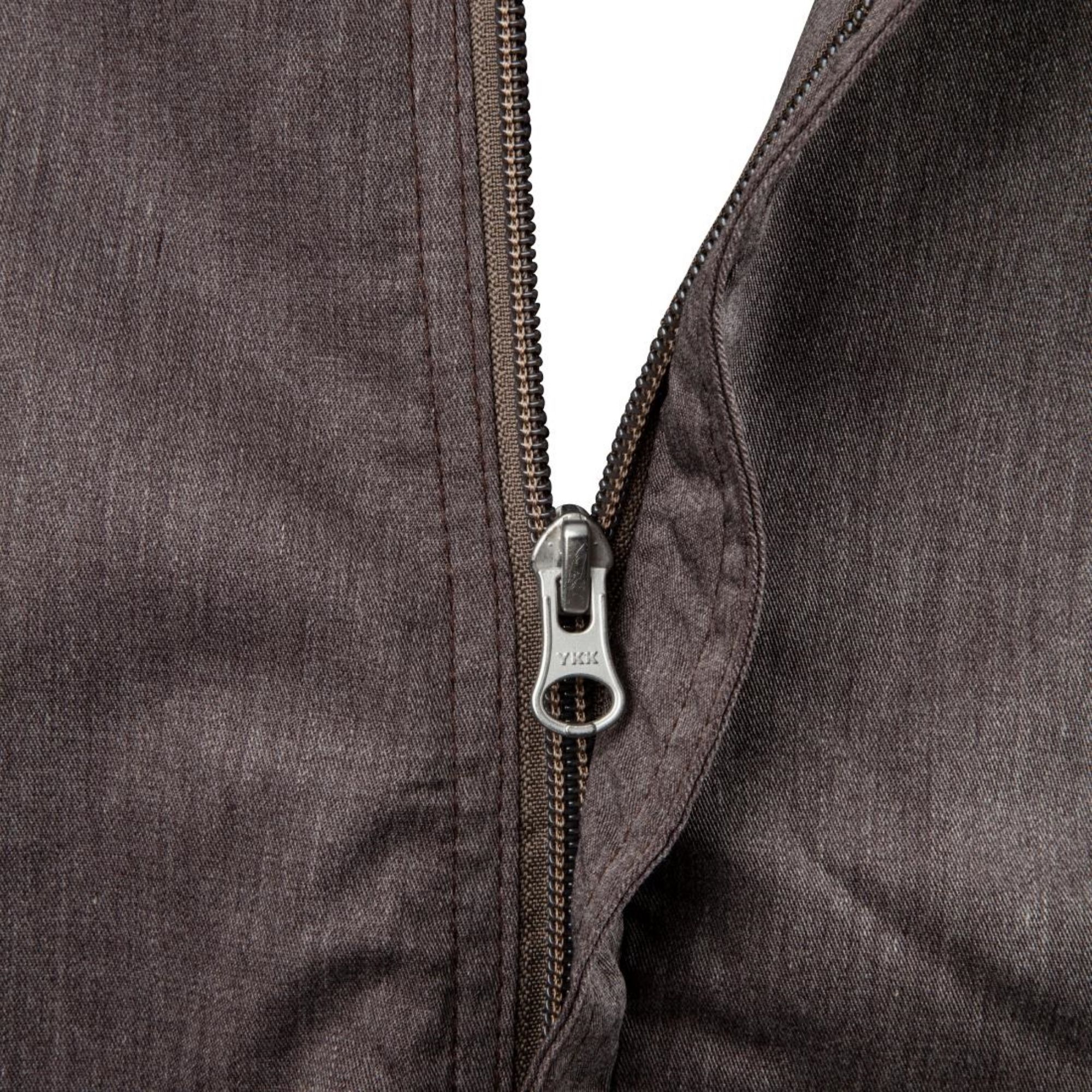 Picture of Chef Works Hartford Lightweight L/S Zipper Coat Graphite Size S