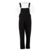 Picture of Southside Bib & Brace Cotton Canvas Dungarees Cotton Black L - BA172-L