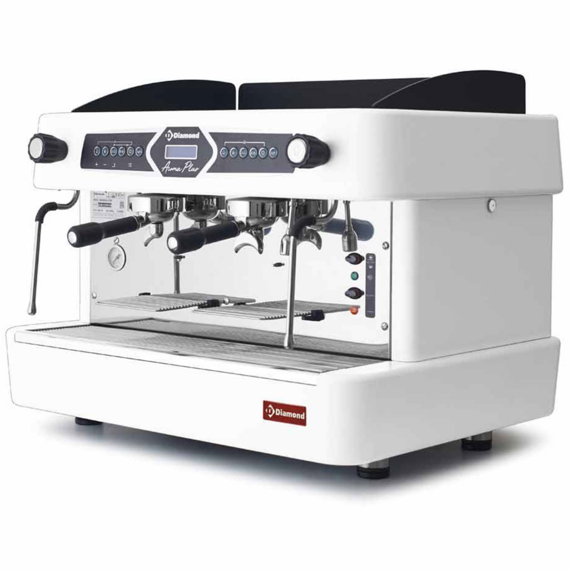 Picture of Coffee machine 2 groups, automatic (with display) - WHITE - AROMA/2EW