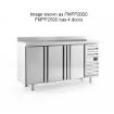 Picture of Infrico 4 Door Tall Back Bar Counter With Upstand 695L - FMPP2500OG
