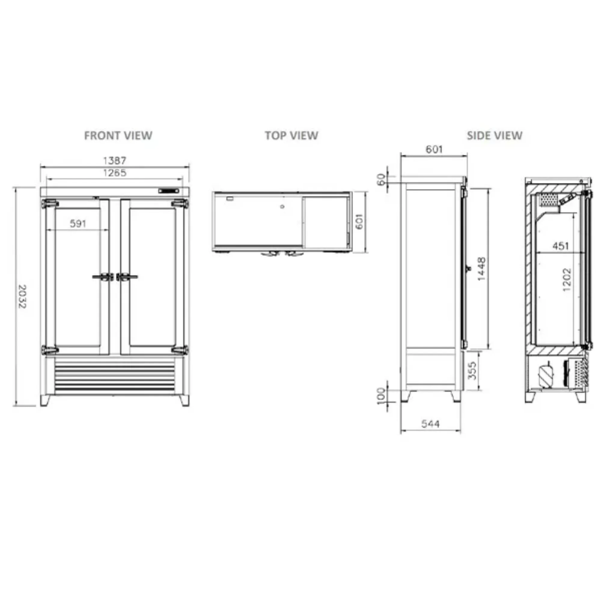 Picture of Infrico Upright Single Door Wine Cellar (90 Bottles)
