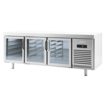 Picture of Infrico MR2750CR Undercounters Door Refrigeration Table 800 Series – Glass Door Euronorm 600X400 Counter Refrigerator - Series 800 (600×400)