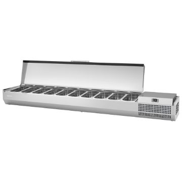 Picture of Infrico VIP13301/3T Display Cases – Refrigerated Pizza & Sandwiches Cases 1/4 Trays