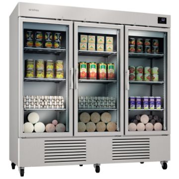 Picture of Infrico AN23CR American Line Refrigeration Cabinet Gn 2/1 Series – Reach In Refrigerator And Freezer GN 2/1 (GN 2/1)