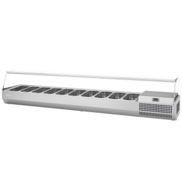 Picture of Infrico VIP17401/4C Display Cases – Refrigerated Pizza & Sandwiches Cases 1/4 Trays