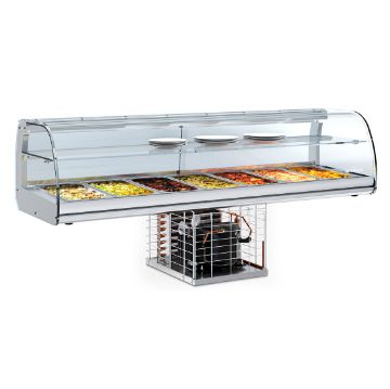 Picture of Infrico VET7DPGR Display Cases Tapas And Pintxos Vet Series – Bar Display Exhibitor Case And Plate