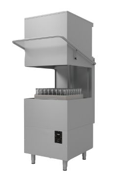 Picture of PASS-THROUGH DISHWASHER ENT 400 DP DDE WITH DRAIN PUMP AND DETERGENT DISPENSER