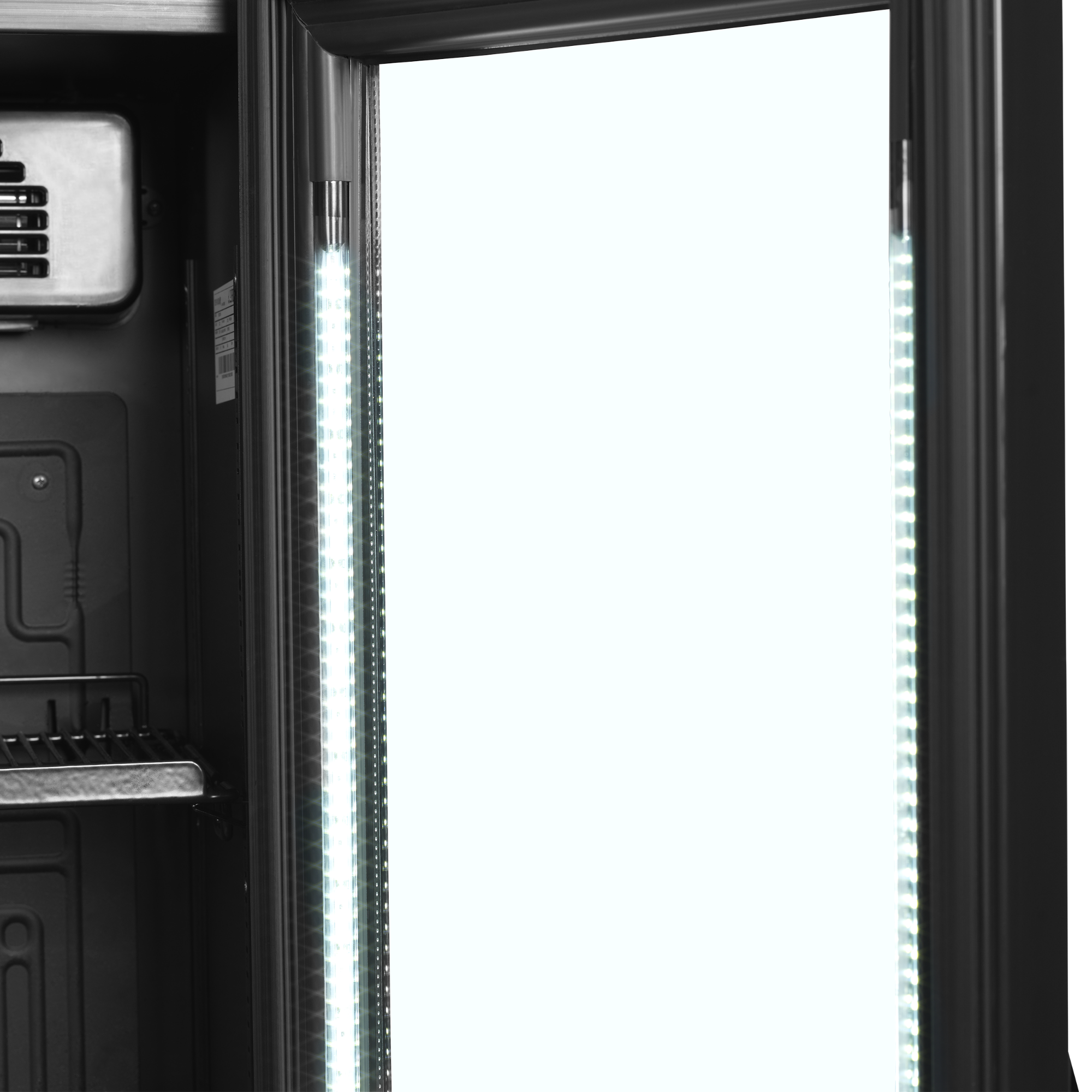 Picture of Tefcold FSC175H Black Glass Door Merchandiser
