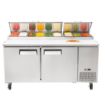 Picture of Atosa Pizza Salad Prep Fridge MPF8202GR - MPF8202GR