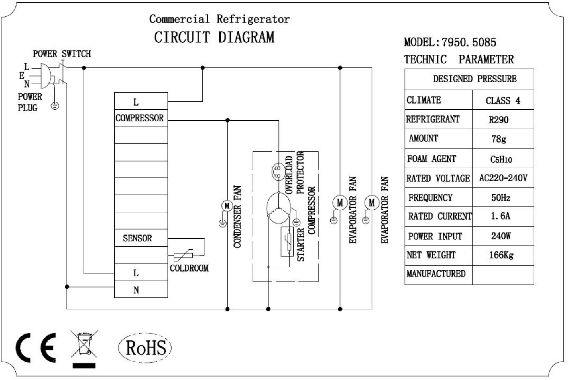 Picture of REFRIGERATED COUNTER 6 DRAWERS