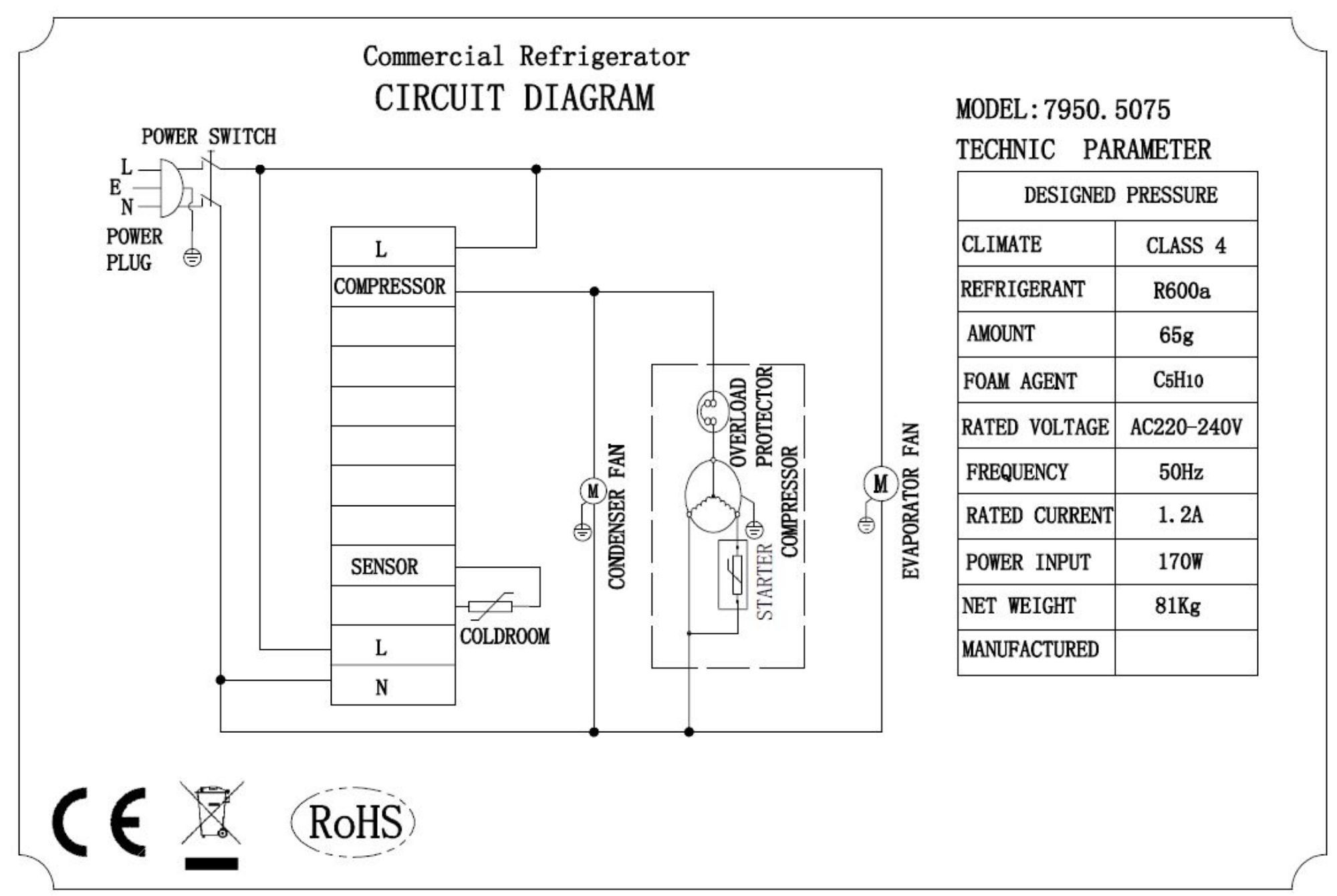 Picture of REFRIGERATED COUNTER 4 DRAWERS