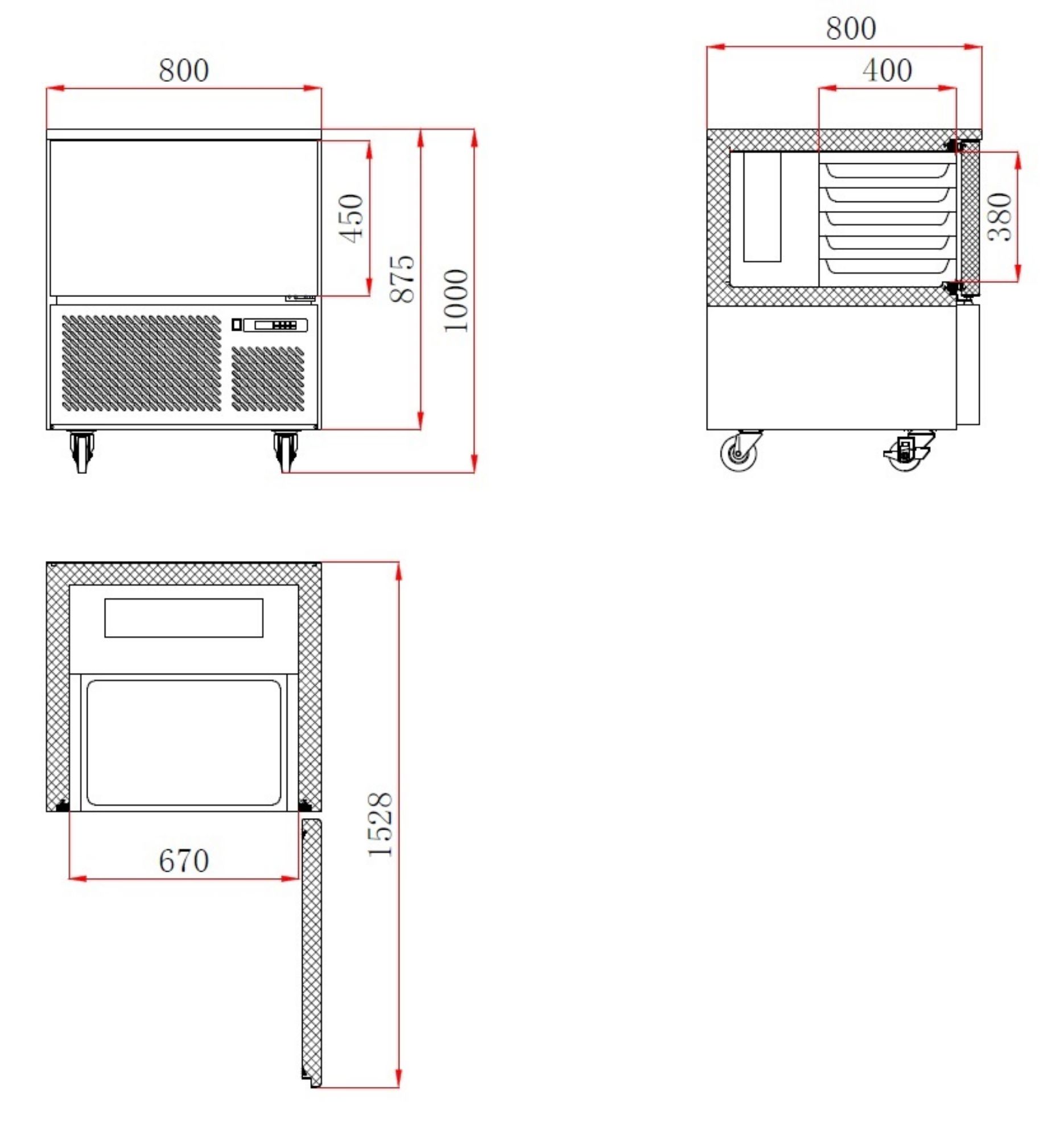 Picture of BLASTCHILLER 5x 1/1GN.