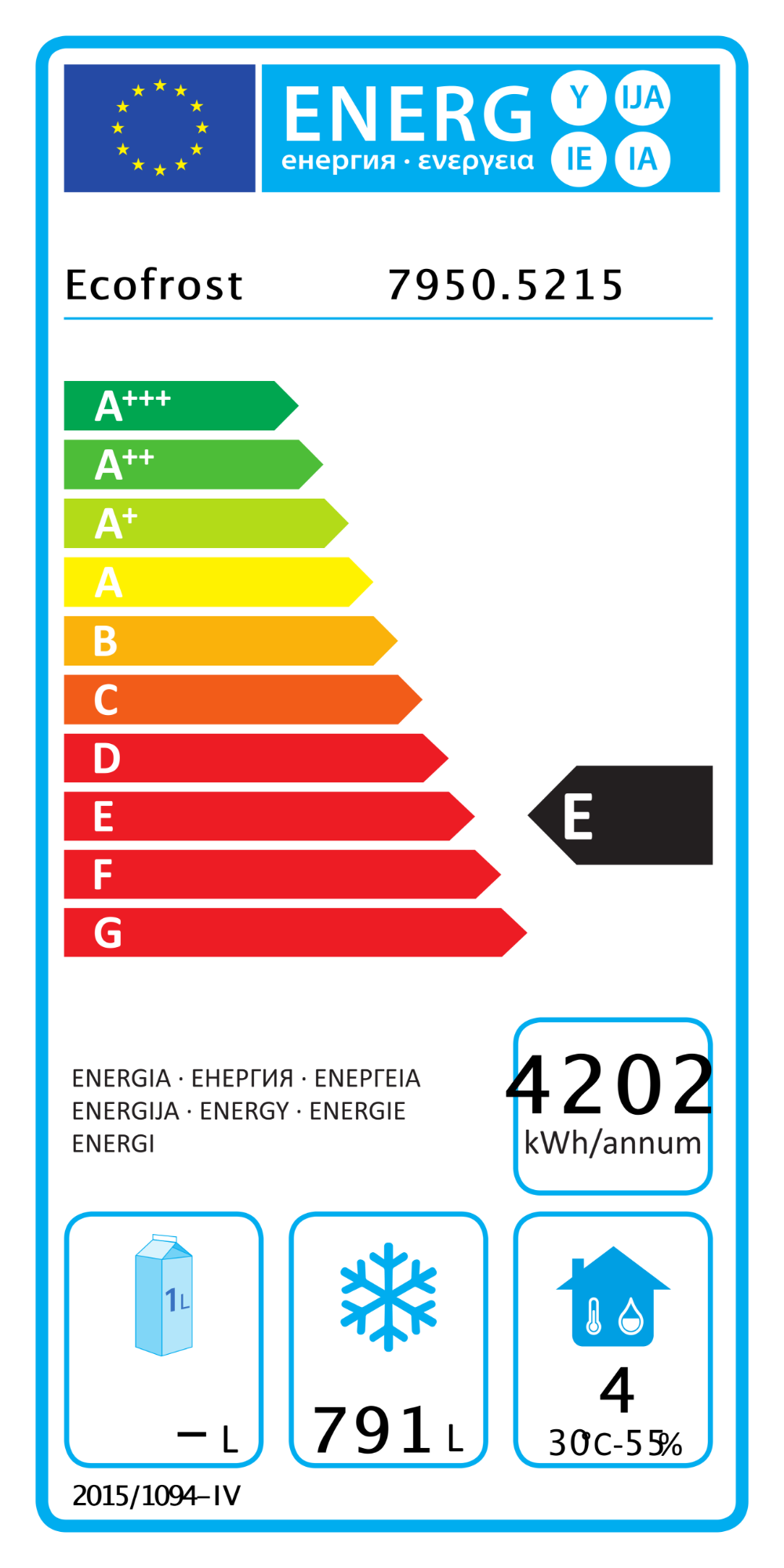 Picture of FREEZER SS 1200 LTR STATIC