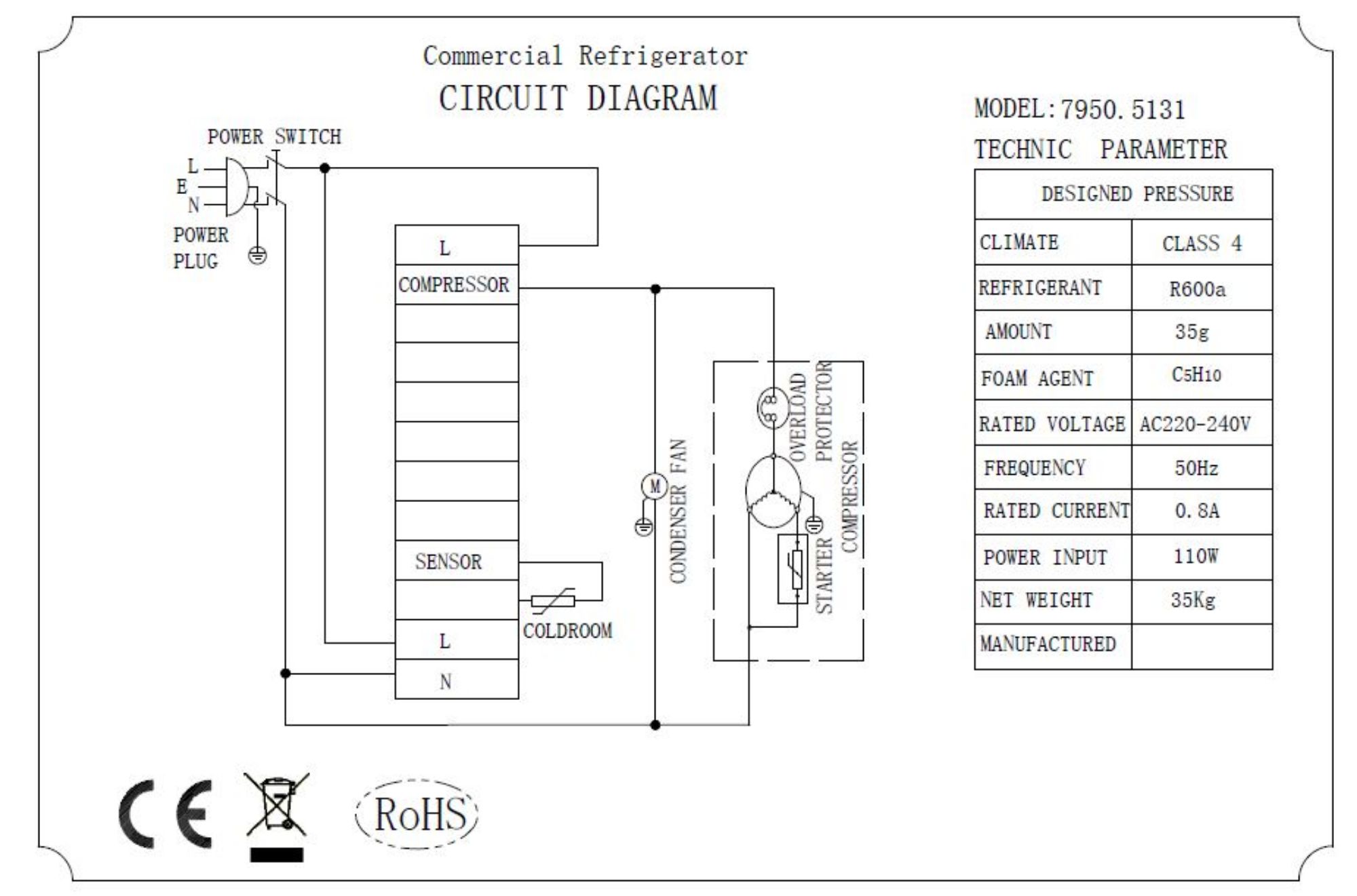 Picture of REFRIGERATED COUNTER TOP 1/3 GN x 8