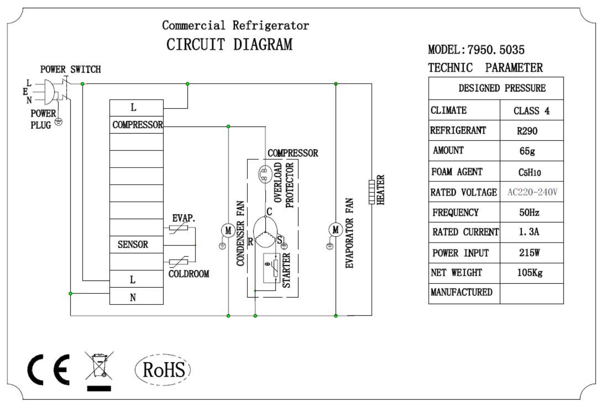 Picture of 700 REFRIGERATED COUNTER 2 DOORS  WITH ADJUSTABLE FEET