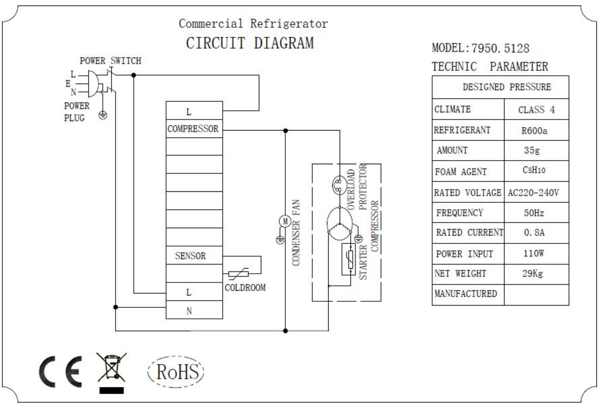 Picture of REFRIGERATED COUNTER TOP 1/3 GN x 6