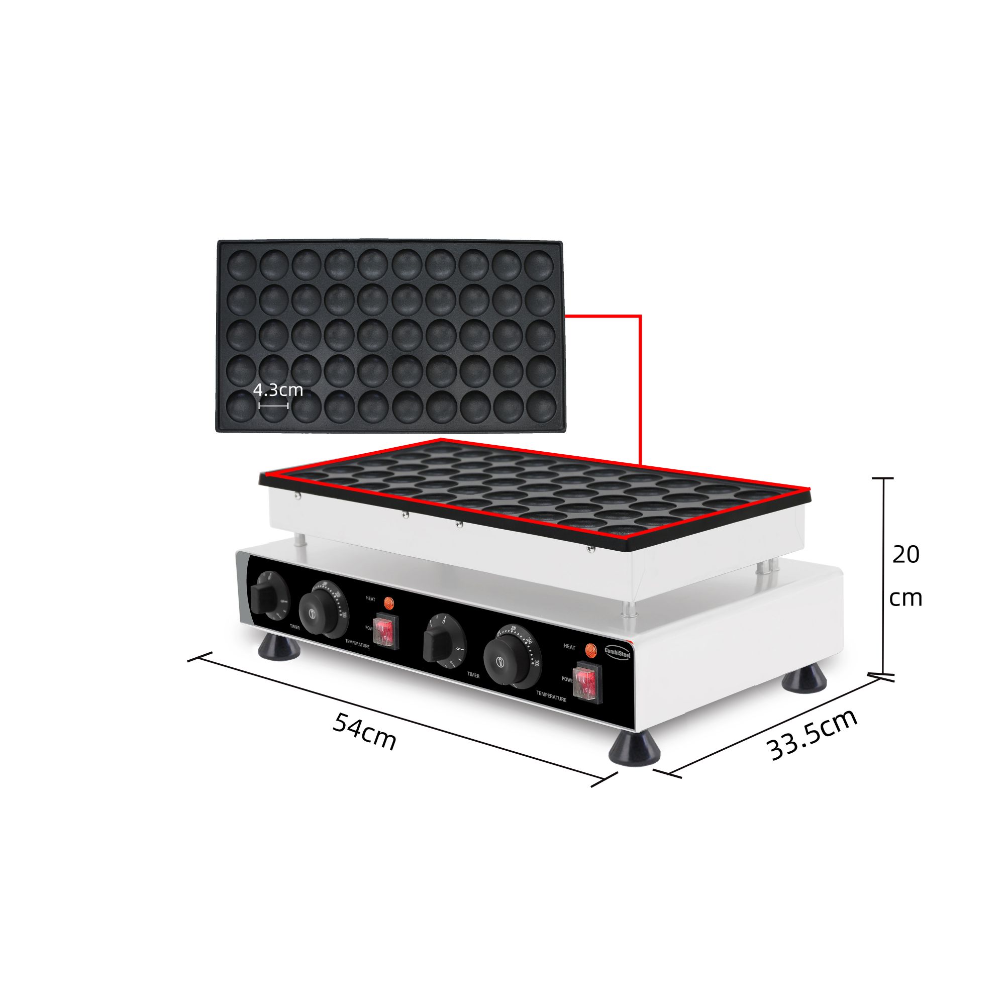 Picture of MINI PANCAKE MAKER 50PCS Ø4,3CM