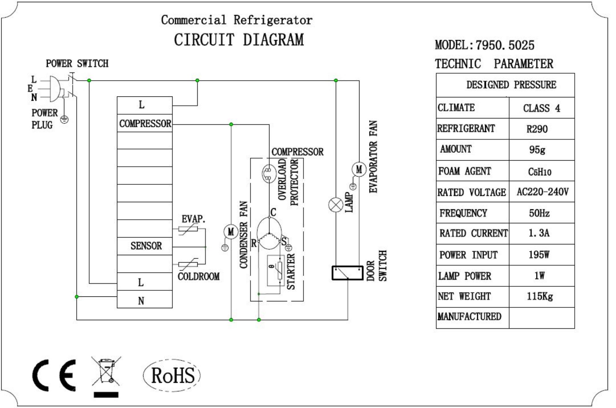 Picture of REFRIGERATOR RVS 400 LTR
