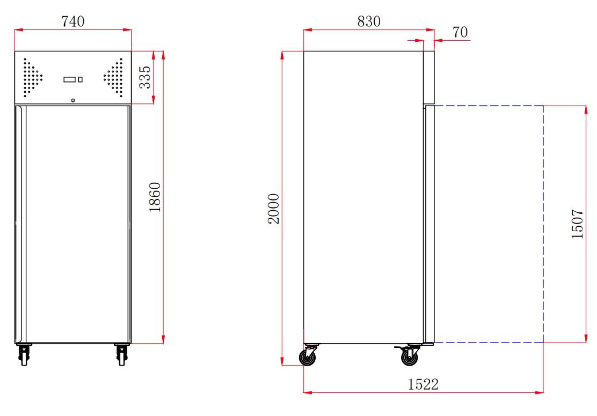 Picture of REFRIGERATOR SS 1 DOOR