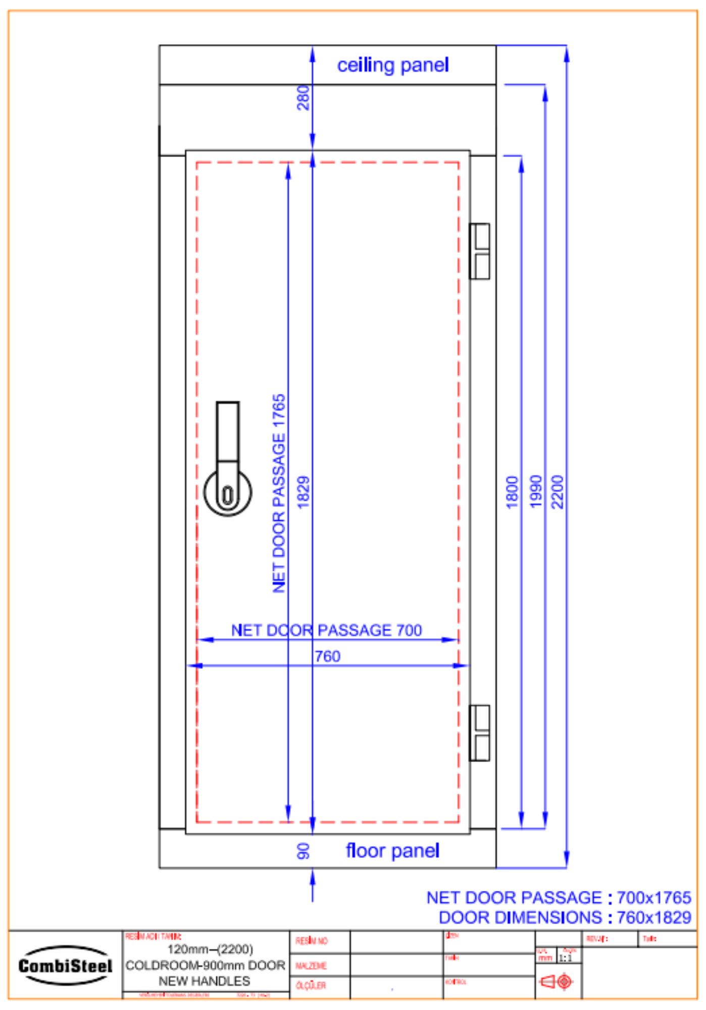 Picture of COLD AND FREEZER ROOM 2100x2100x2200 - 120 MM