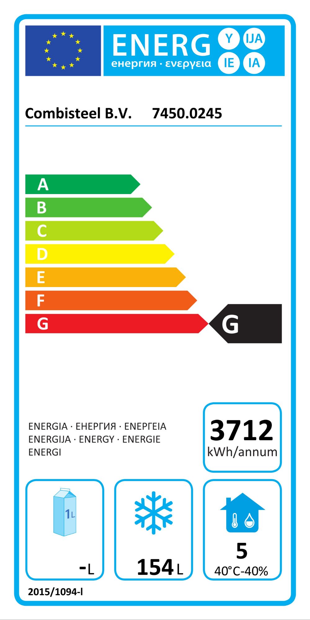 Picture of CombiSteel Refrigerated/Freezer Counter 2 Drawers 6X 1/1GN