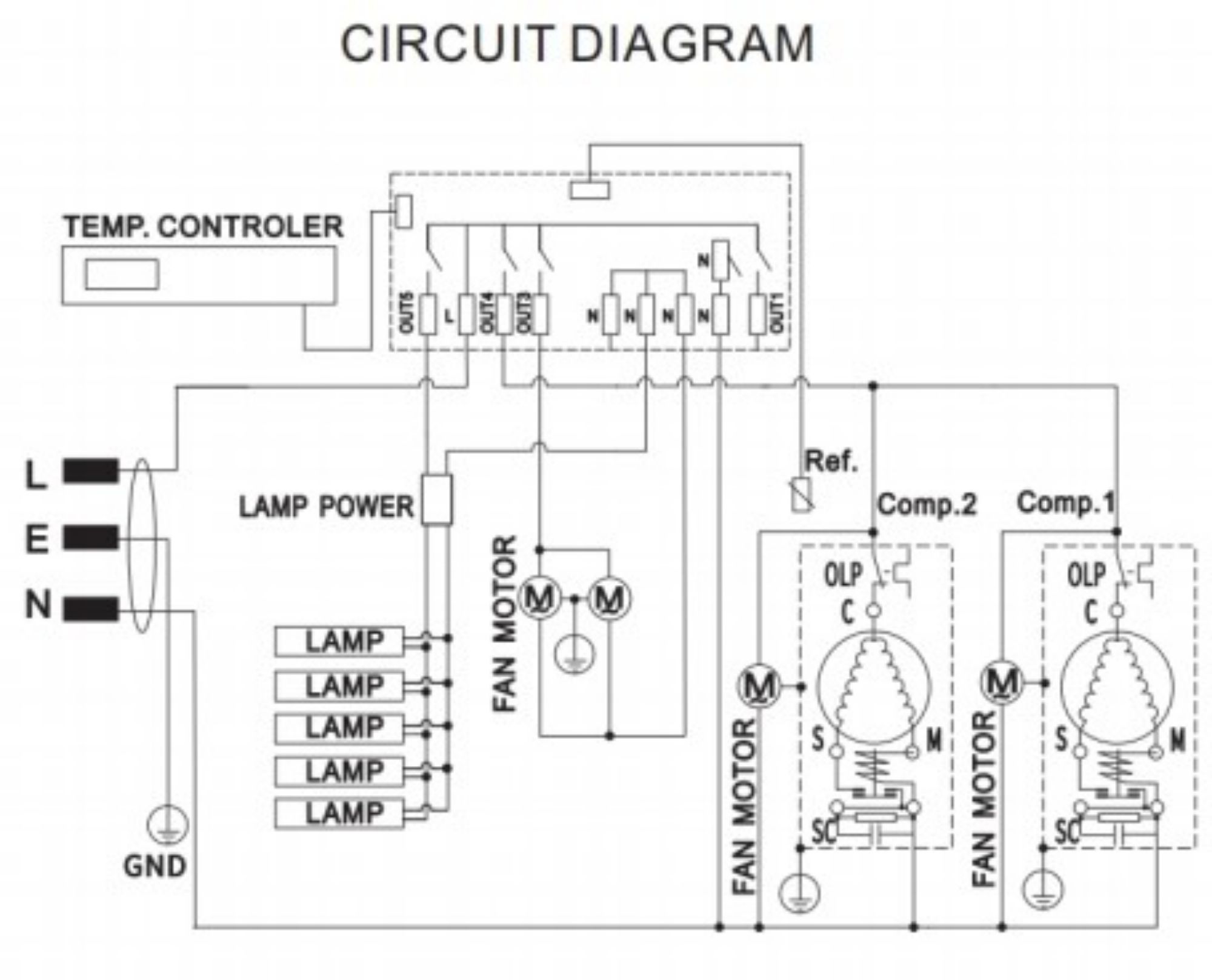 Picture of CombiSteel 4 Glass Doors INS-2060R Display Fridge