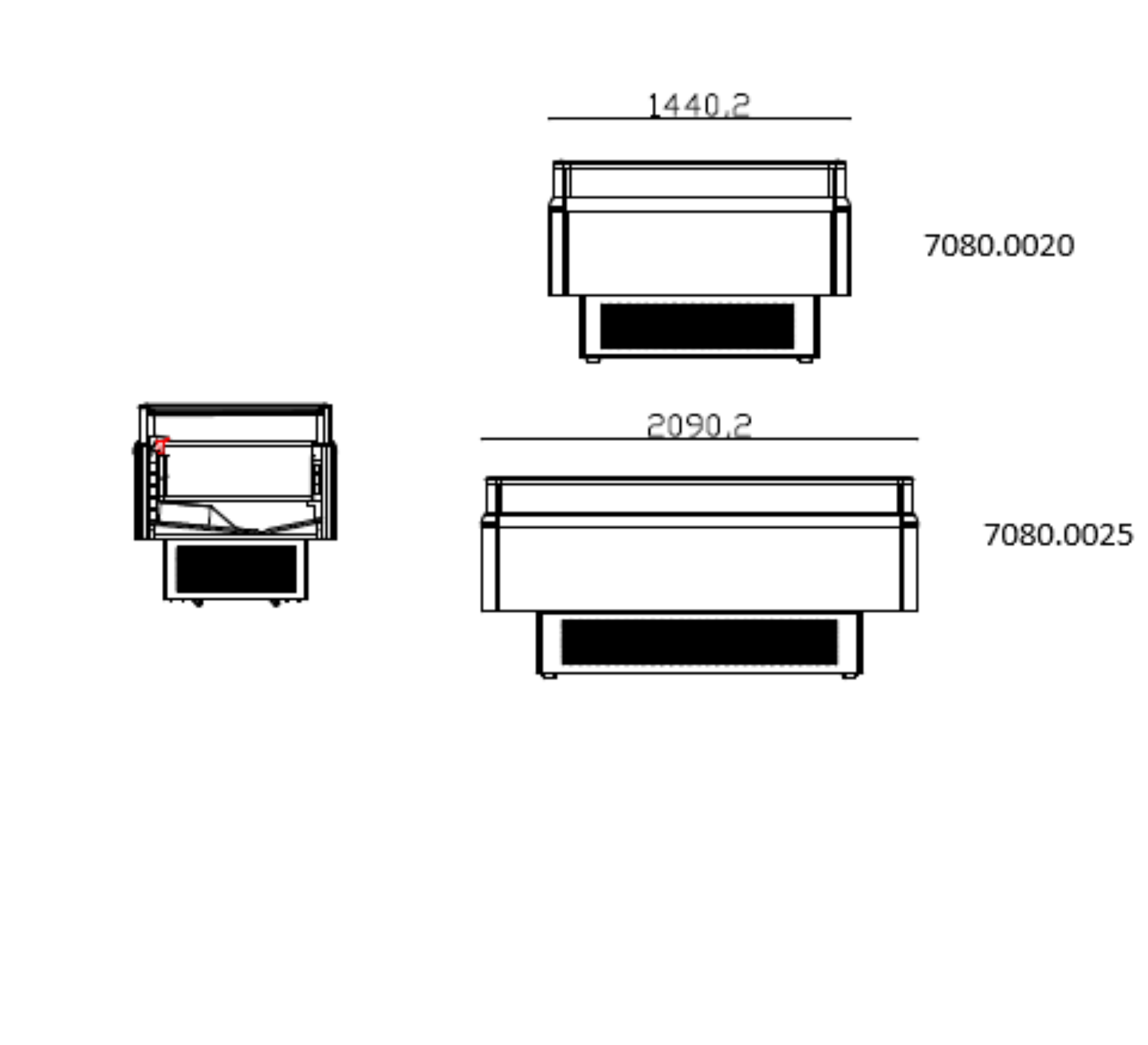 Picture of CombiSteel Island Display Chiller Freezer 2.0