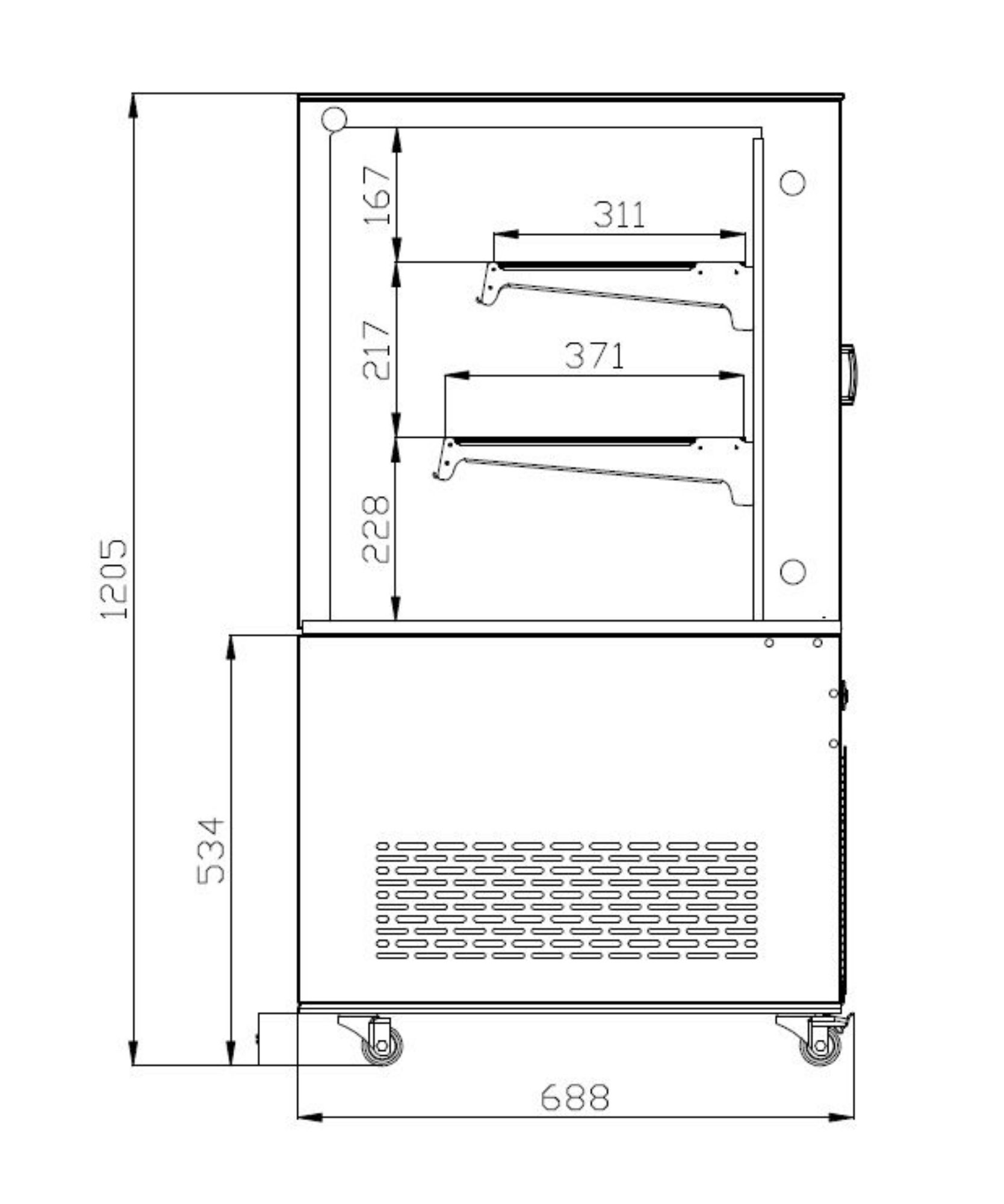 Picture of Combisteel Cake Display SG900