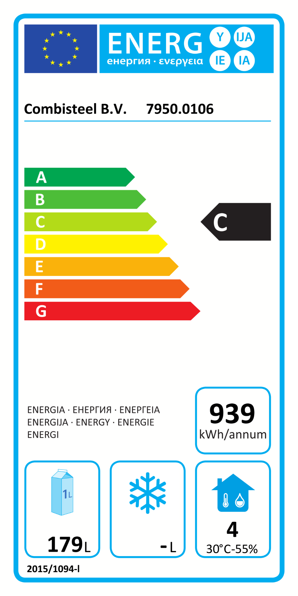 Picture of Combisteel 2 Door Counter Prep Fridge