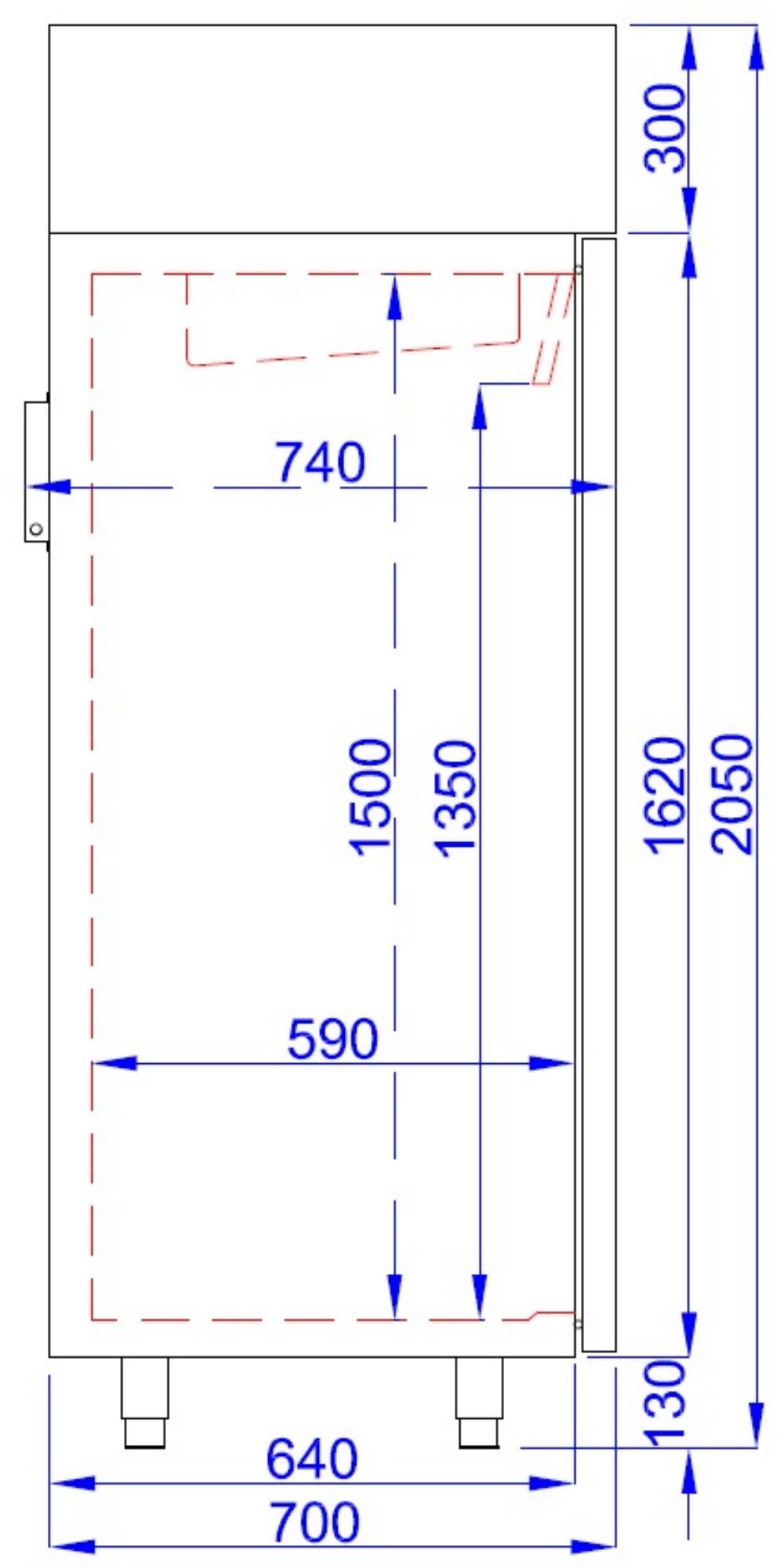 Picture of Combisteel Stainless Steel Freezer 550 Litre Pro
