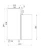 Picture of CombiSteel Refrigerator Stainless Steel AL 600 LTR Static