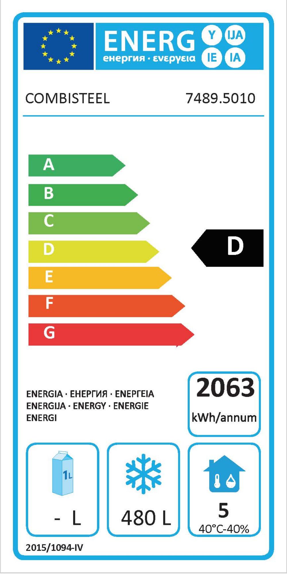 Picture of CombiSteel Freezer Single Stainless Steel Door 700 Litre