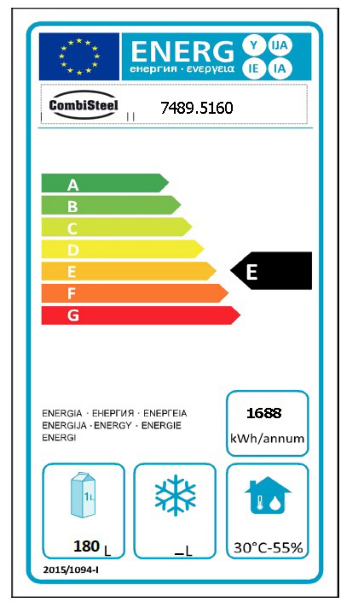 Picture of CombiSteel Counter 700 Refrigerator 2 Doors and 1 Drawer