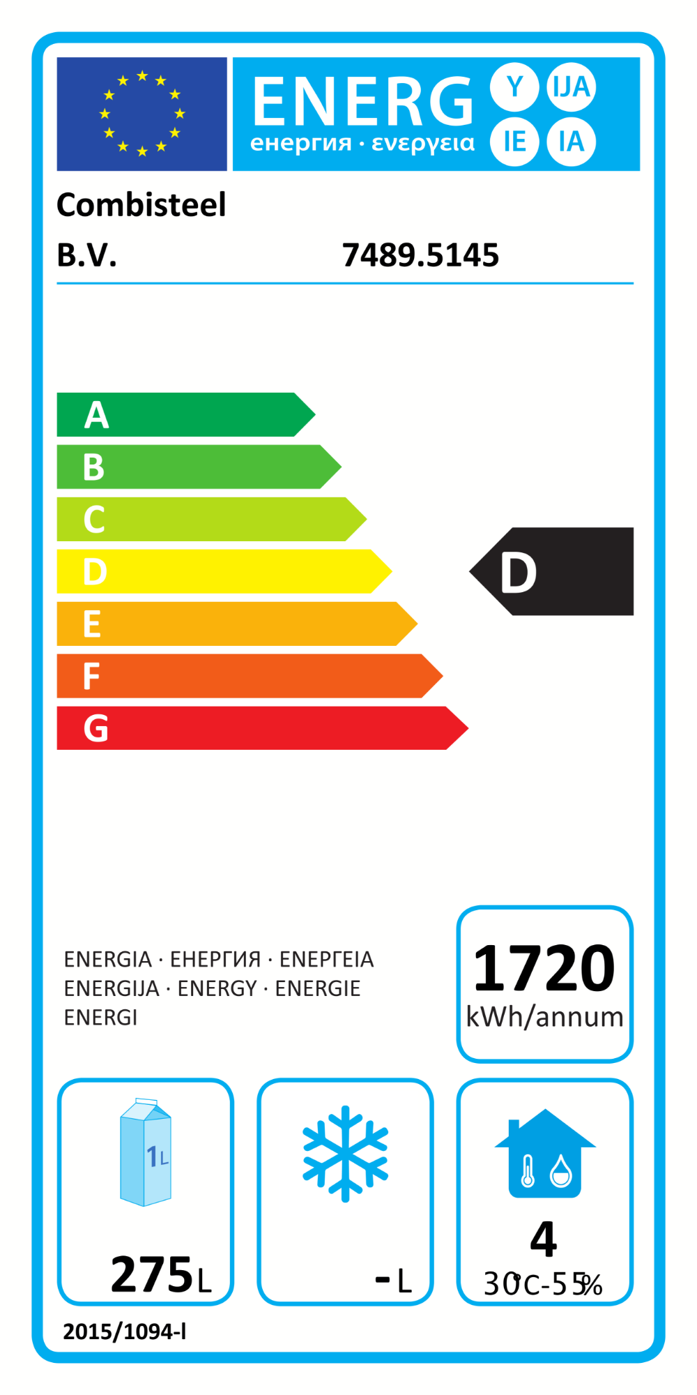 Picture of CombiSteel Saladette 3 Door 10 x 1/3 GN