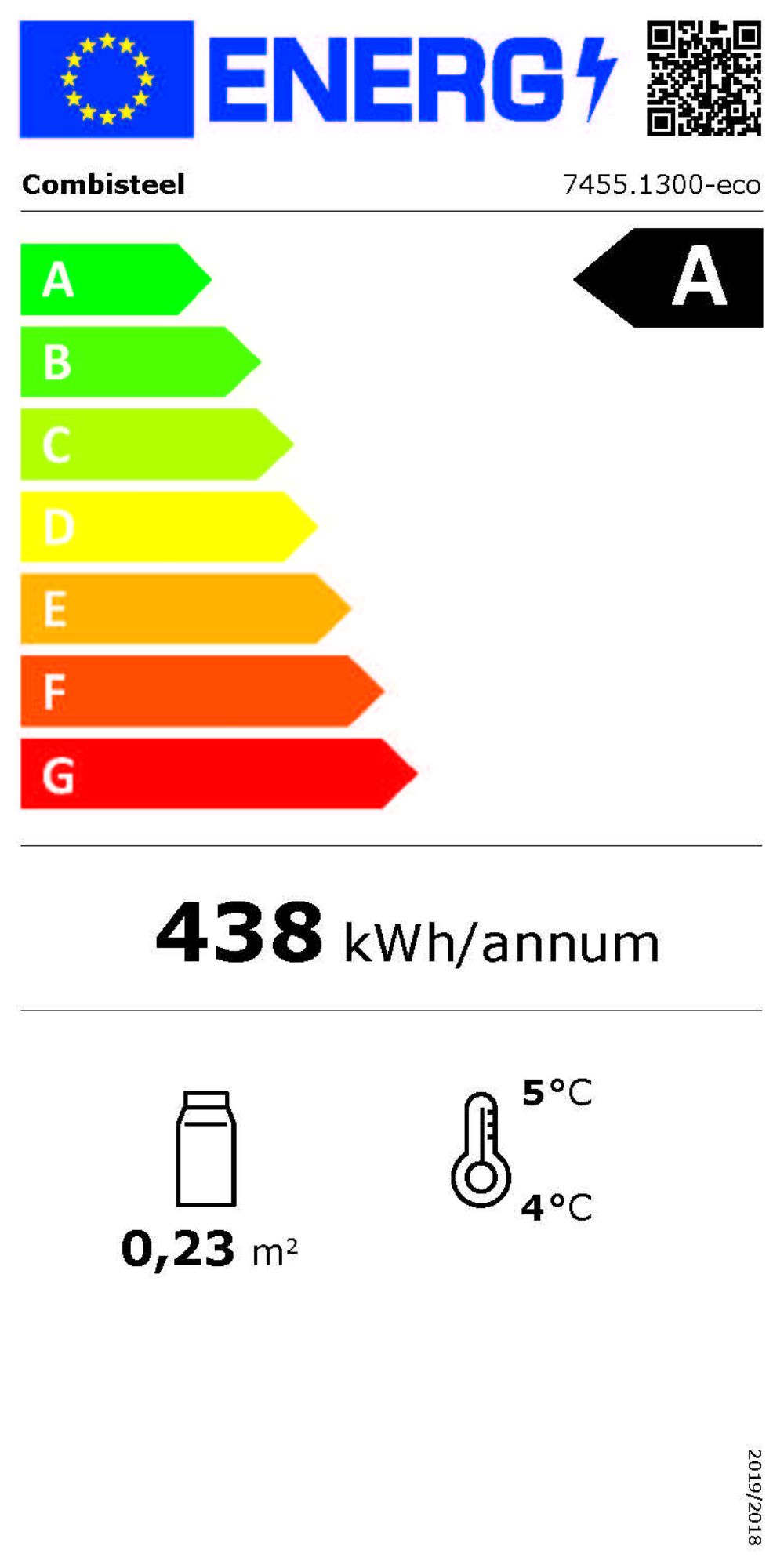 Picture of CombiSteel Backbar Cooler Black 1 Glass Door