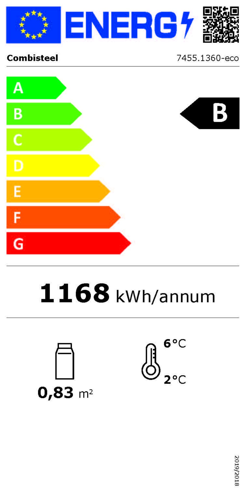 Picture of CombiSteel Backbar Double Stainless Steel Glass Door Upright 458 Litre Beer Cooler