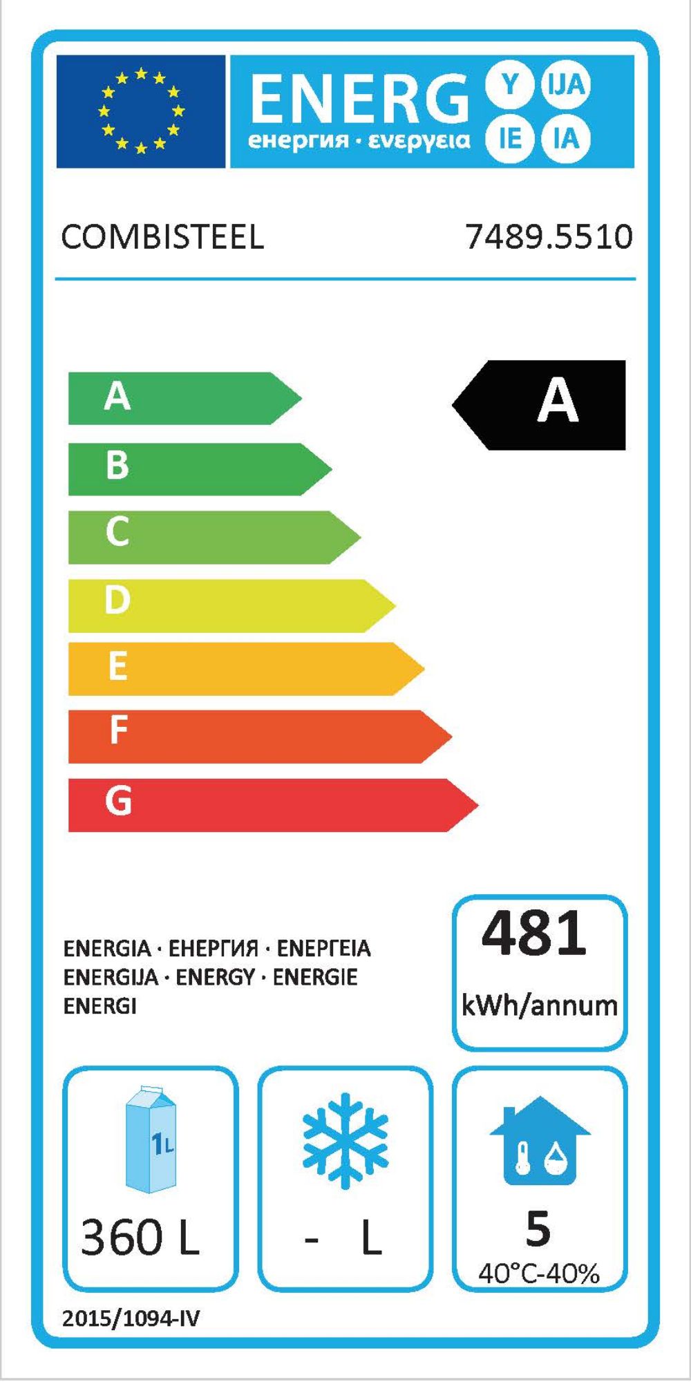 Picture of CombiSteel 700 Refrigerated Counter 4 Doors
