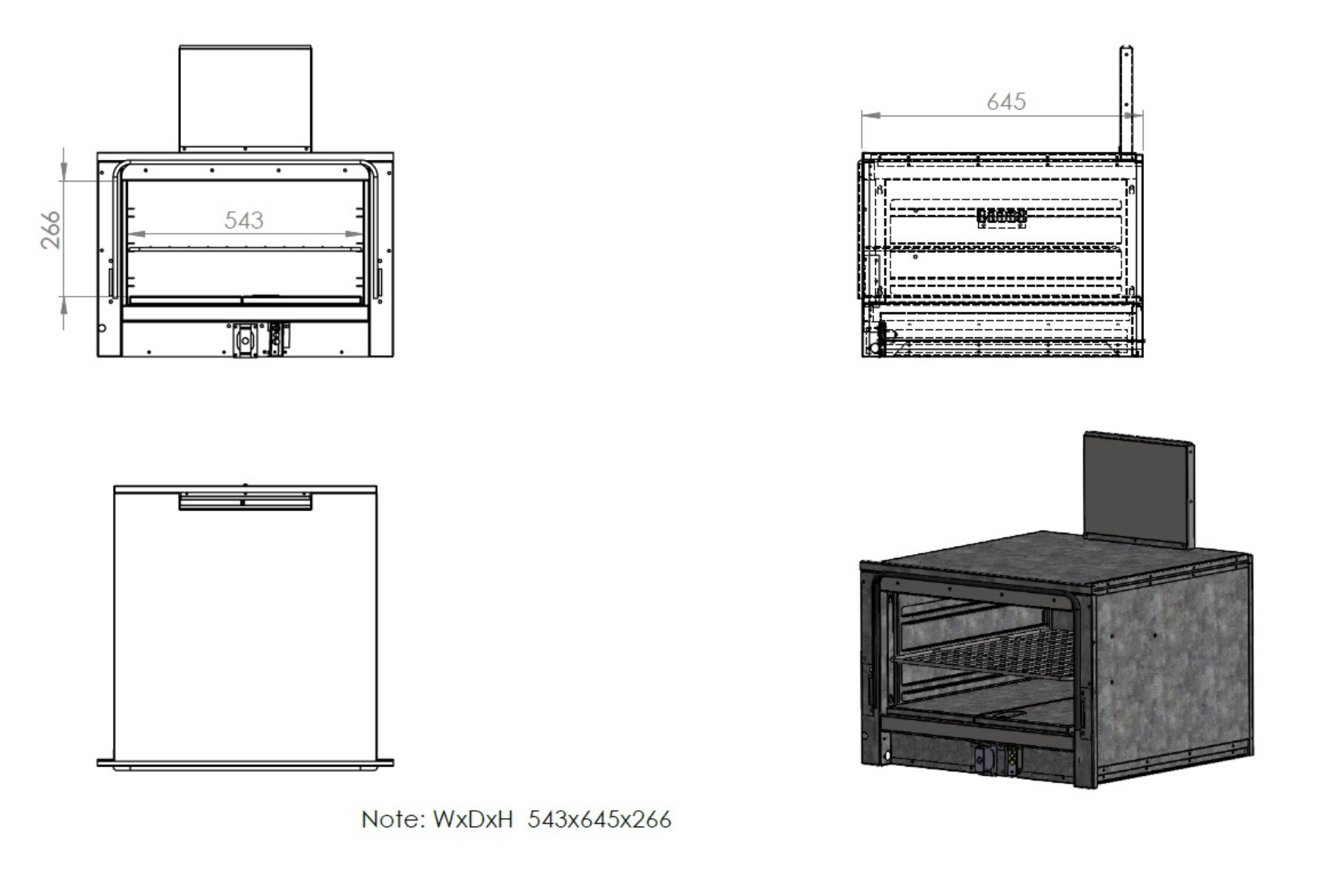 Picture of CombiSteel Base 900 Freestanding Gas Stove 6 Burner With 6 kW Gas Oven