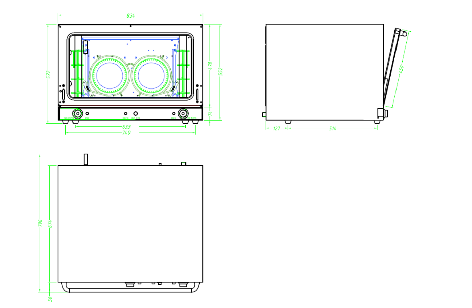 Picture of CombiSteel Cube SS-8 Convection Oven