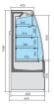 Picture of CombiSteel Patisserie Display Noah Open 1.9m