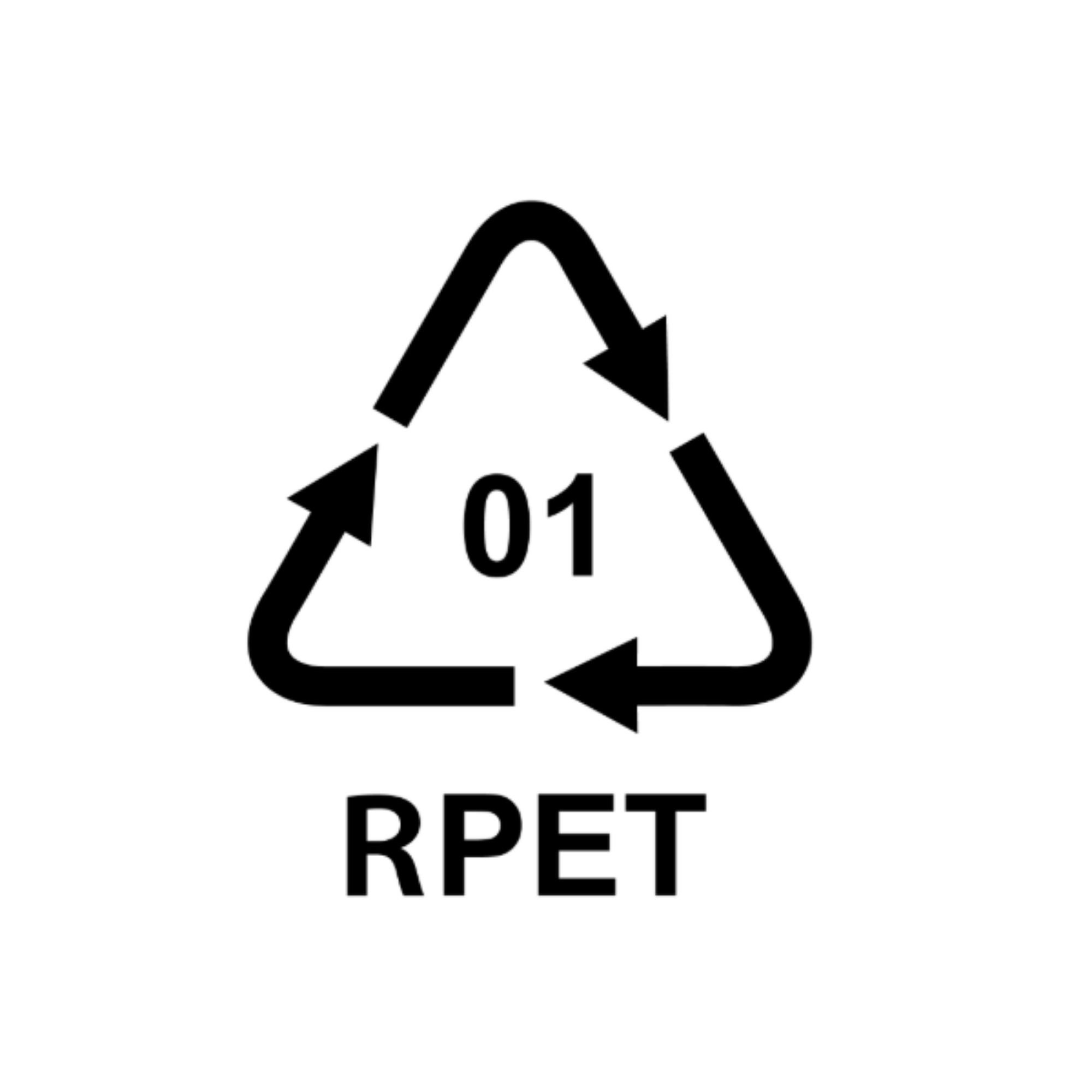 Picture of NEW 1000cc rPET Square hinged salad container (8x50)