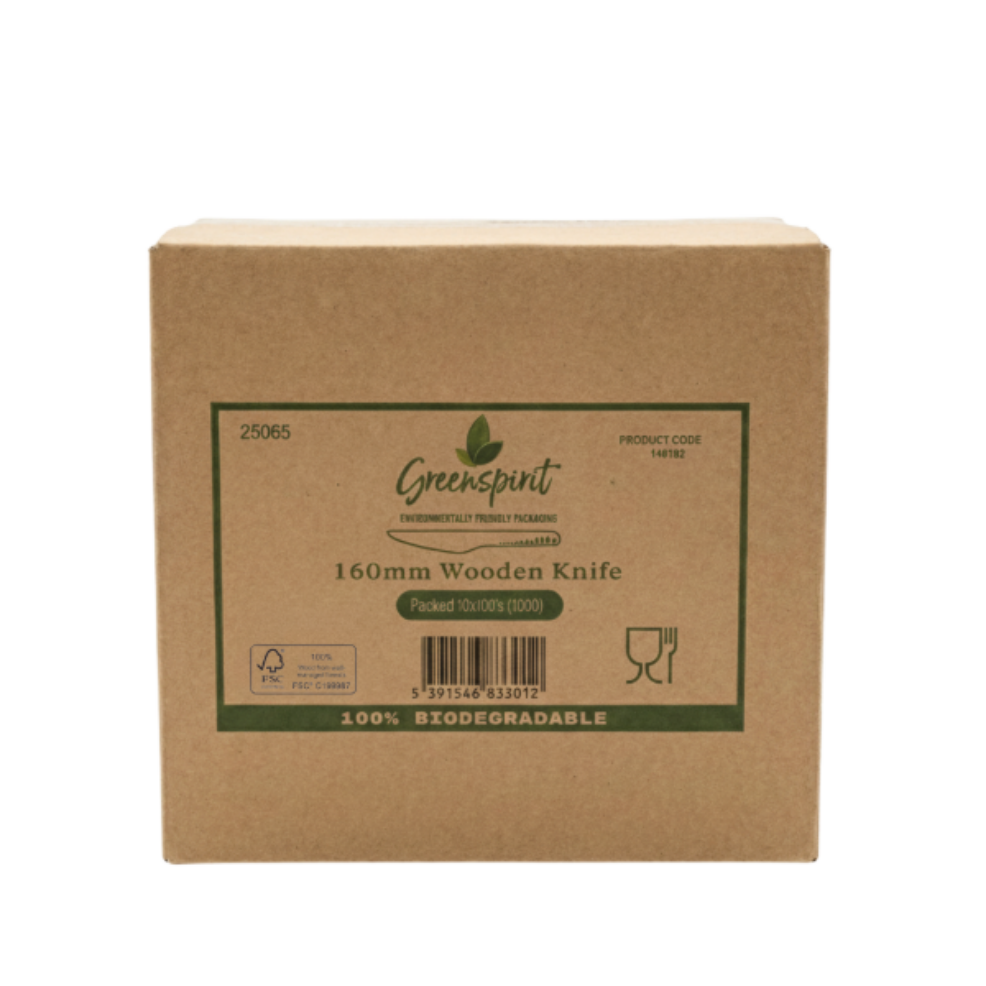 Picture of 160mm Greenspirit Wooden Knife (10x100)