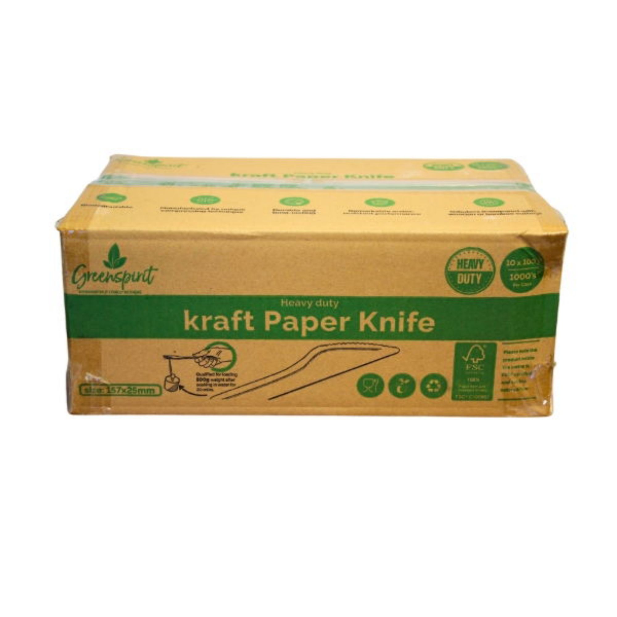 Picture of NEW Heavy Duty Kraft Paper Knife (10 x 100's)