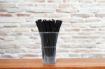 Picture of 6x197mm, 3ply, Greenspirit Paper Straws Black (50x100)